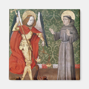 Aimant St Michael et St Francis d'Assisi, c.1480