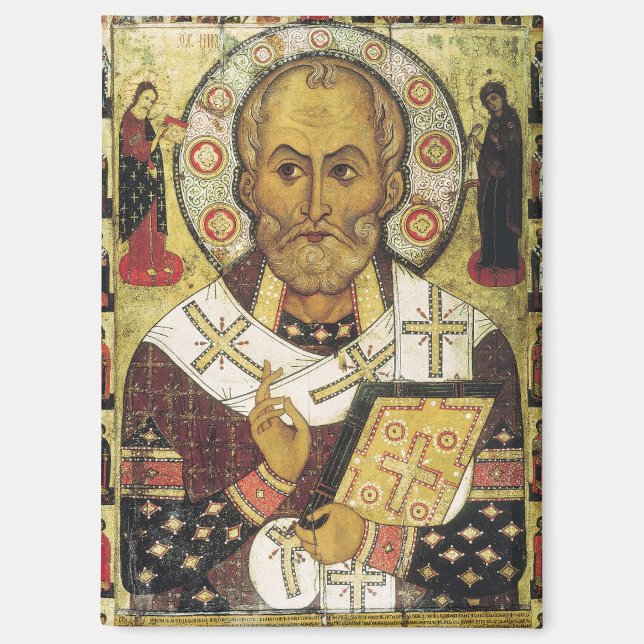 Aimant St. Nicholas Russian icon (Recto)