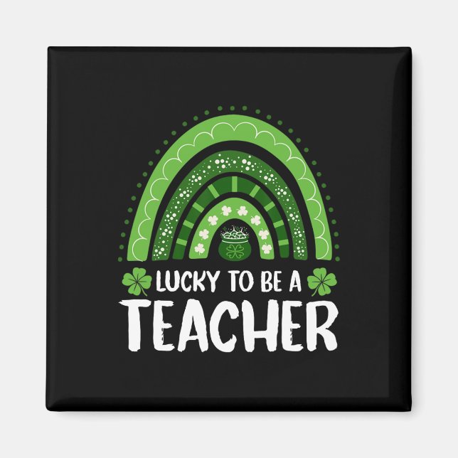 Aimant St patrick Catricks Day Chats Saint Pattys Chat Lo (Devant)