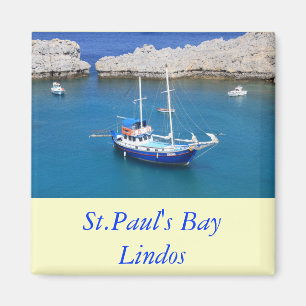 Aimant St. Paul's Bay, Lindos