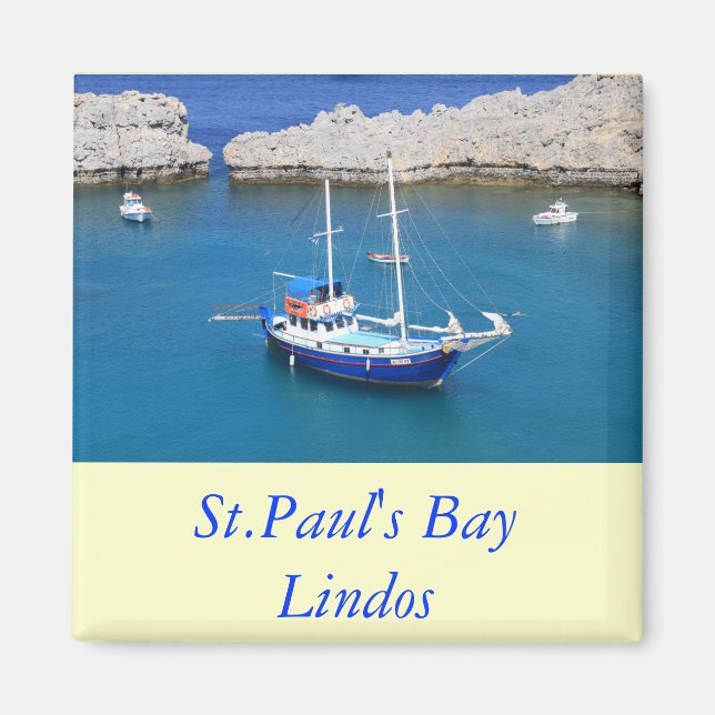 Aimant St.Paul's Bay, Lindos (Devant)