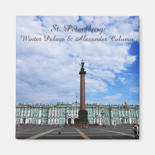 Aimant St Petersburg, palais d'hiver et colonne