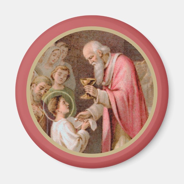 Aimant St. Tarcisius recevant l'Eucharistie (BL 02) (Devant)
