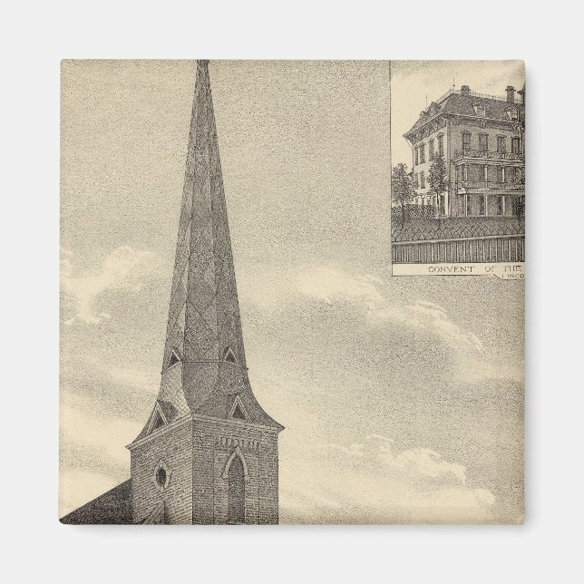 Aimant St. Theresa's Church, Nebraska (Devant)