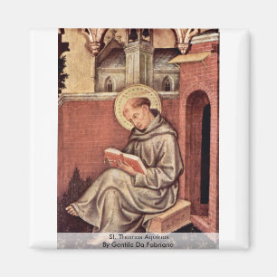 Aimant St Thomas Aquinas par Gentile da Fabriano