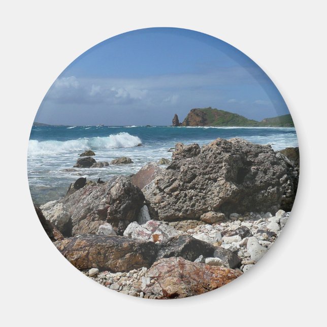 Aimant St. Thomas Rocky Beach (Devant)