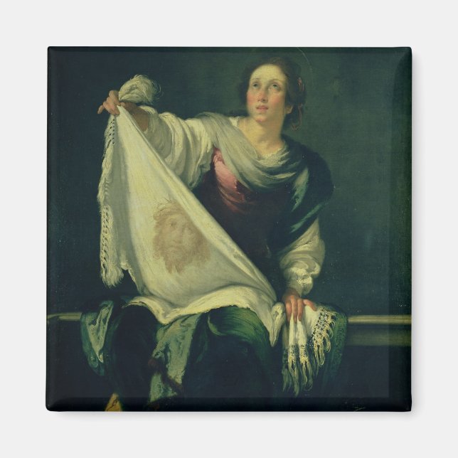 Aimant St. Veronica, 1625-30 (huile sur toile) (Devant)