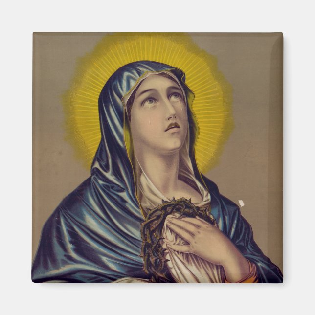 Aimant Stabat Mater Notre-Dame des Douleurs Art Devotionn (Devant)