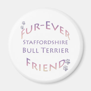 Aimant Staffordshire Bull Terrier Furever Friend