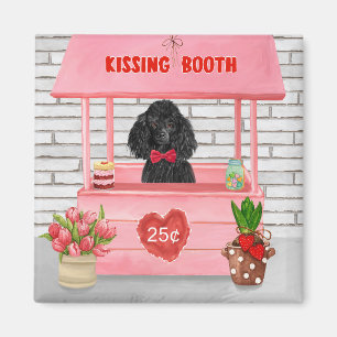 Aimant stand de baisers pour la Saint-Valentin avec un ch