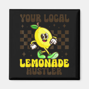 Aimant Stand de citron Drôle de limonade Entrepreneur pou