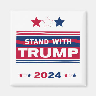 Aimant Stand with Trump~2024~MAGA