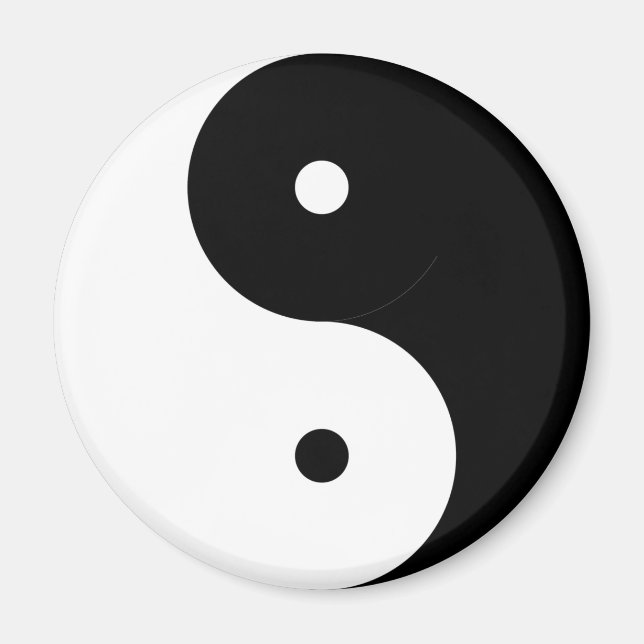 Aimant Standard Yin Yang par Kenneth Yoncich (Devant)