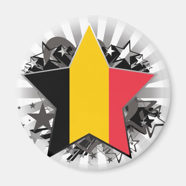 Aimant Star de Belgique (Devant)
