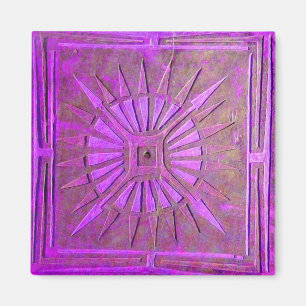 Aimant STAR DU MATIN, violet violet