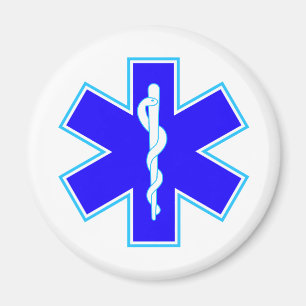 Aimant Star of Life (ambulance)