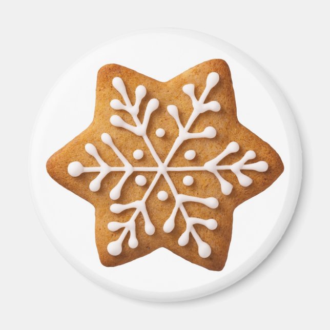 Aimant Star Shape Gingpain de Noël (Devant)