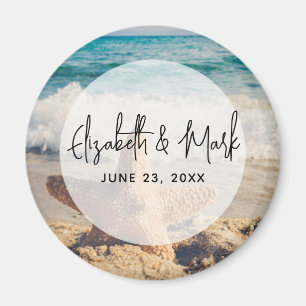 Aimant Starfish sur un Mariage de plage de sable