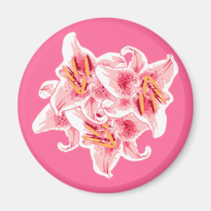 Aimant Stargazer Lilies