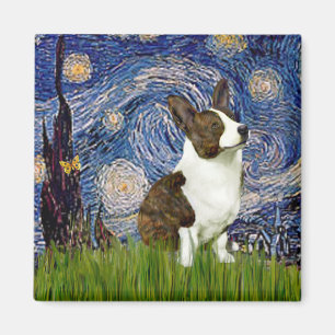 Aimant Starry Night - Cardigan Welsh Corgi