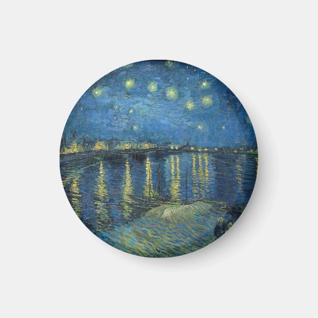 Aimant Starry Night Over the Rhone (1888) Vincent van Gog (Devant)