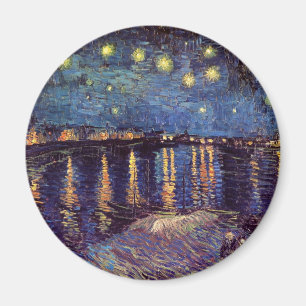 Aimant Starry Night Over the Rhone par Vincent van Gogh