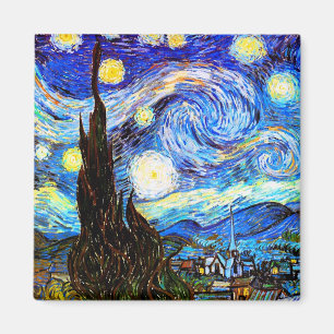 Aimant Starry Night Van Gogh Art