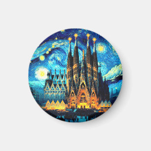 Aimant Starry Sagrada Familia Barcelona