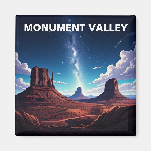 Aimant Starry Sky Monument Valley (Devant)