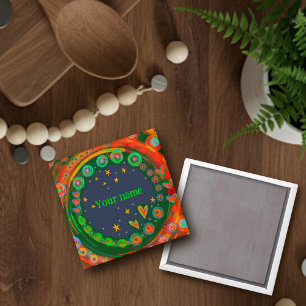 Aimant Stars Customisés colorés Coeurs Inspirivité