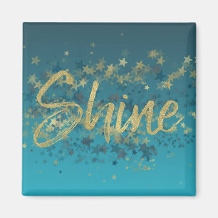 Aimant Stars Gold Blue Shine