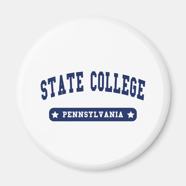 Aimant State College Pennsylvania College Style tee - shi (Devant)