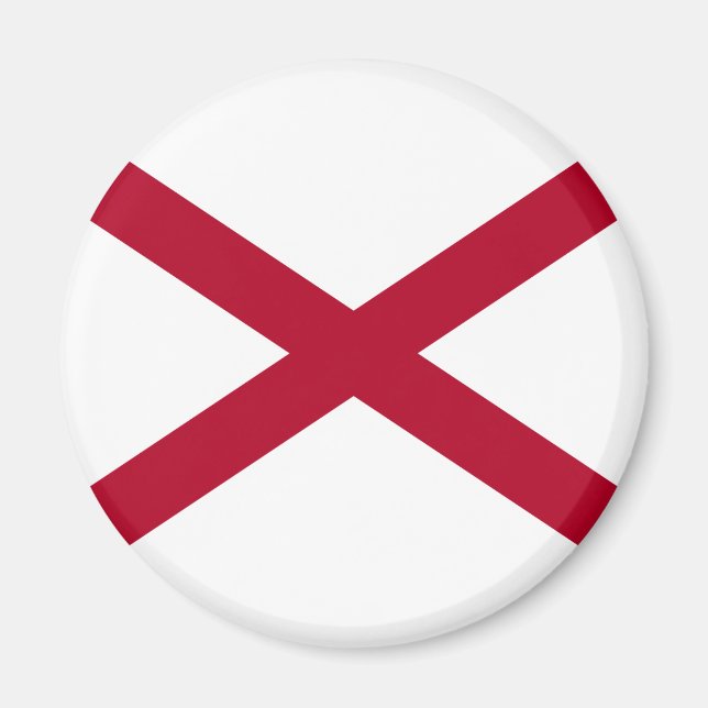Aimant State of Alabama Flag (Devant)