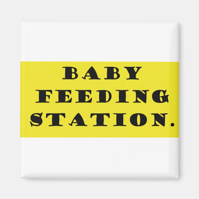 Aimant Station d'alimentation pour bébé (Devant)