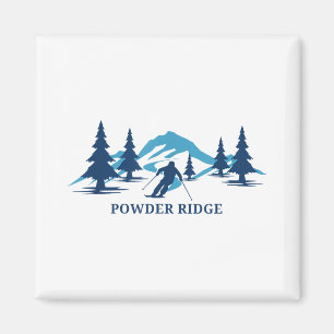Aimant Station de ski de Powder Ridge Minnesota Ski de sk