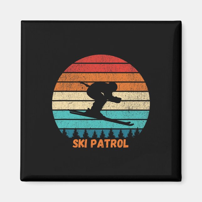 Aimant Station de ski d'hiver Ski de fond Sunse (Devant)