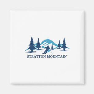 Aimant Station de ski Stratton Mountain Vermont Ski Skieu