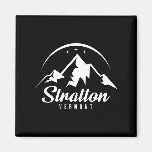Aimant Station de ski Stratton Vermont ski snowboard