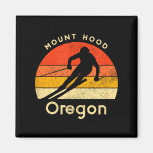 Aimant Station de ski vintage mont hood oregon montagne