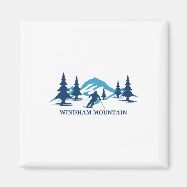 Aimant Station de ski Windham Mountain New York Ski  (Devant)