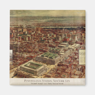 Aimant Station New York City de la Pennsylvanie en 1910