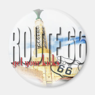 Aimant Station-service Old Conoco, Texas - Route 66