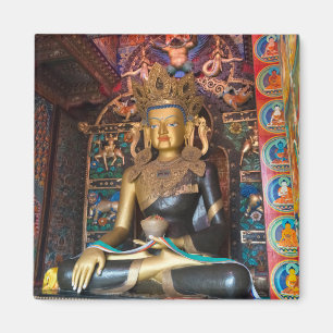 Aimant Statue bouddhiste dans le monastère de Litang