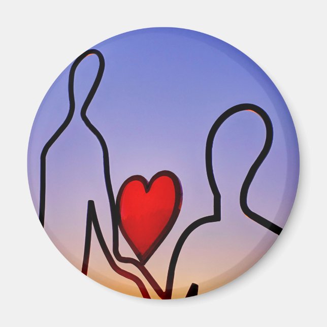 Aimant statue d'amour (Devant)