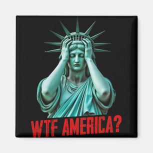 Aimant Statue de la Liberté anti-trump Politique Américai