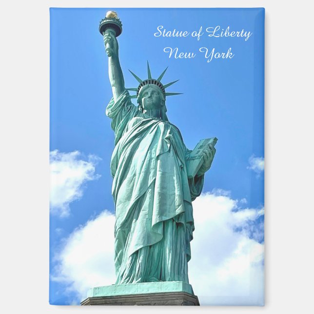 Aimant Statue de la Liberté New York  (Recto)