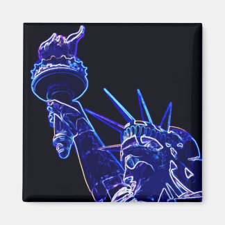 Aimant Statue de Liberty Pop Art