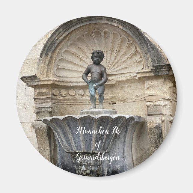 Aimant Statue de Manneken Pis à Geraardsbergen, Belgique (Devant)