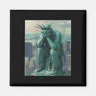 Aimant Statue Des Femmes De Liberté Facepalm Col V