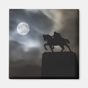 Aimant Statue du roi Kralja Tomislava en silhouette